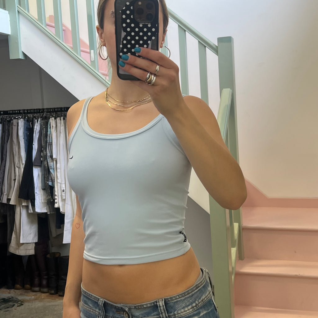 Nike blue sporty vest top