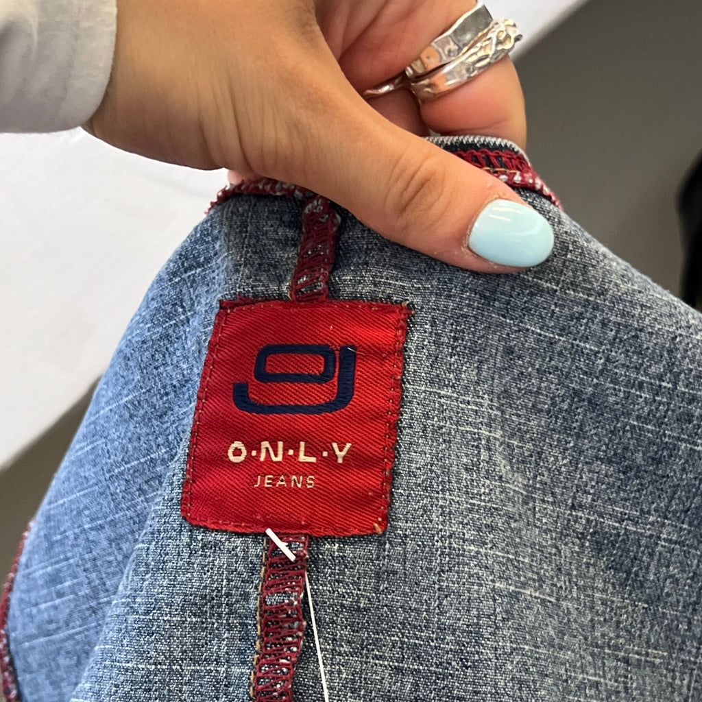 Denim vest top