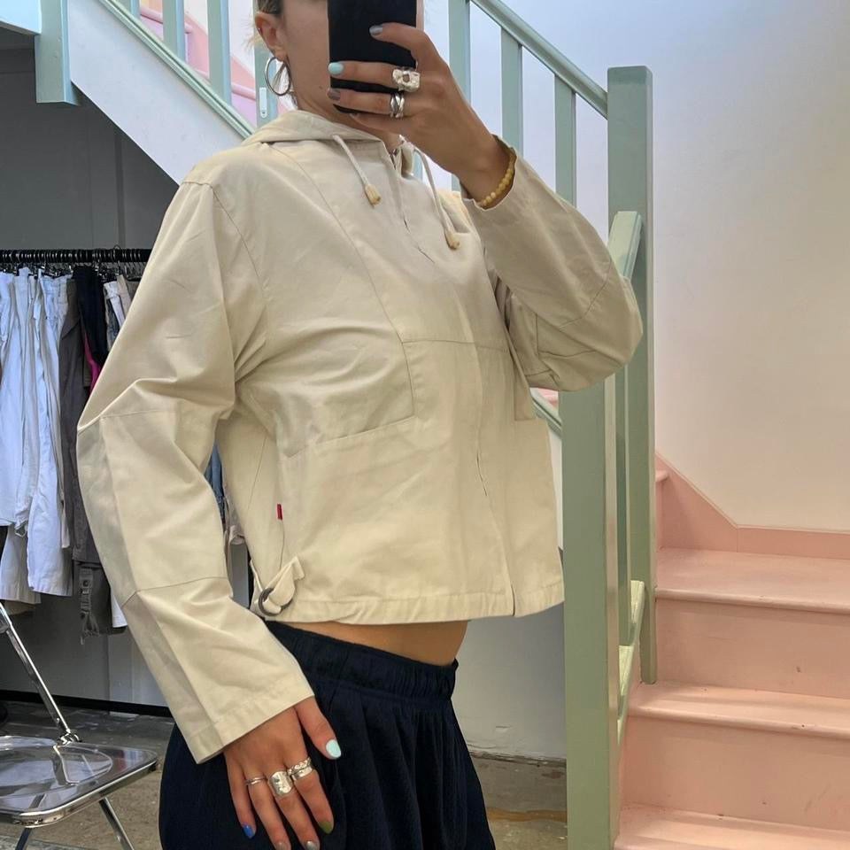 Terra nova cream light weigh zip up bomber