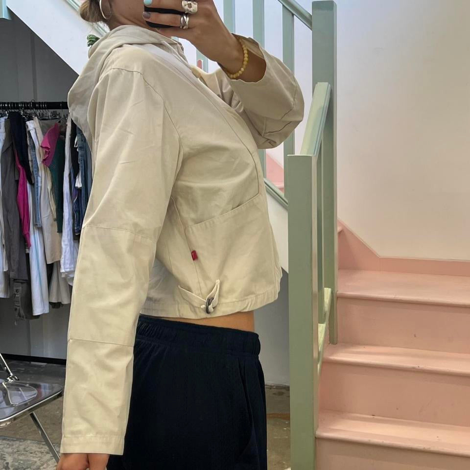 Terra nova cream light weigh zip up bomber
