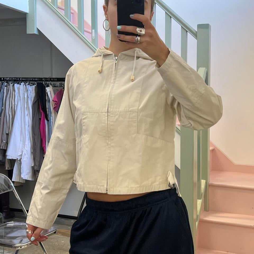 Terra nova cream light weigh zip up bomber