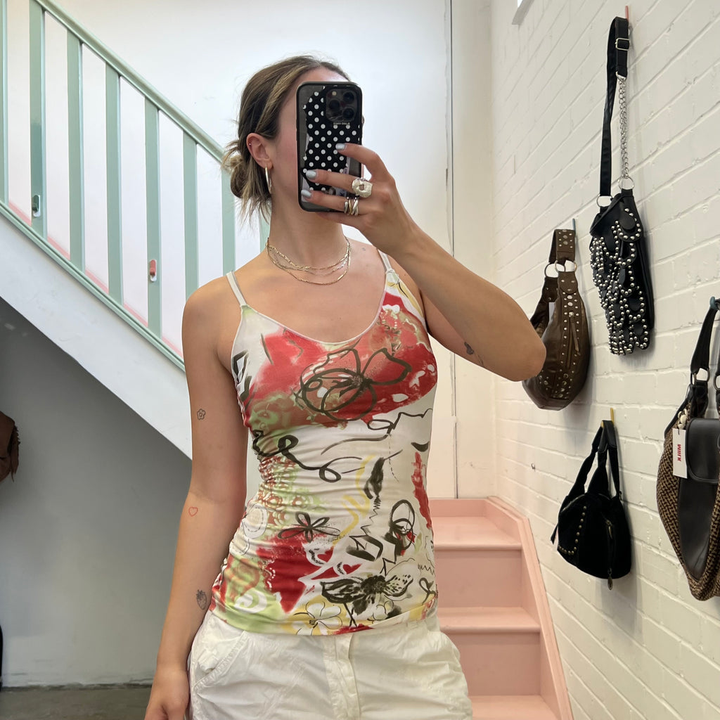 Printed vintage cami