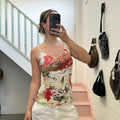 Printed vintage cami