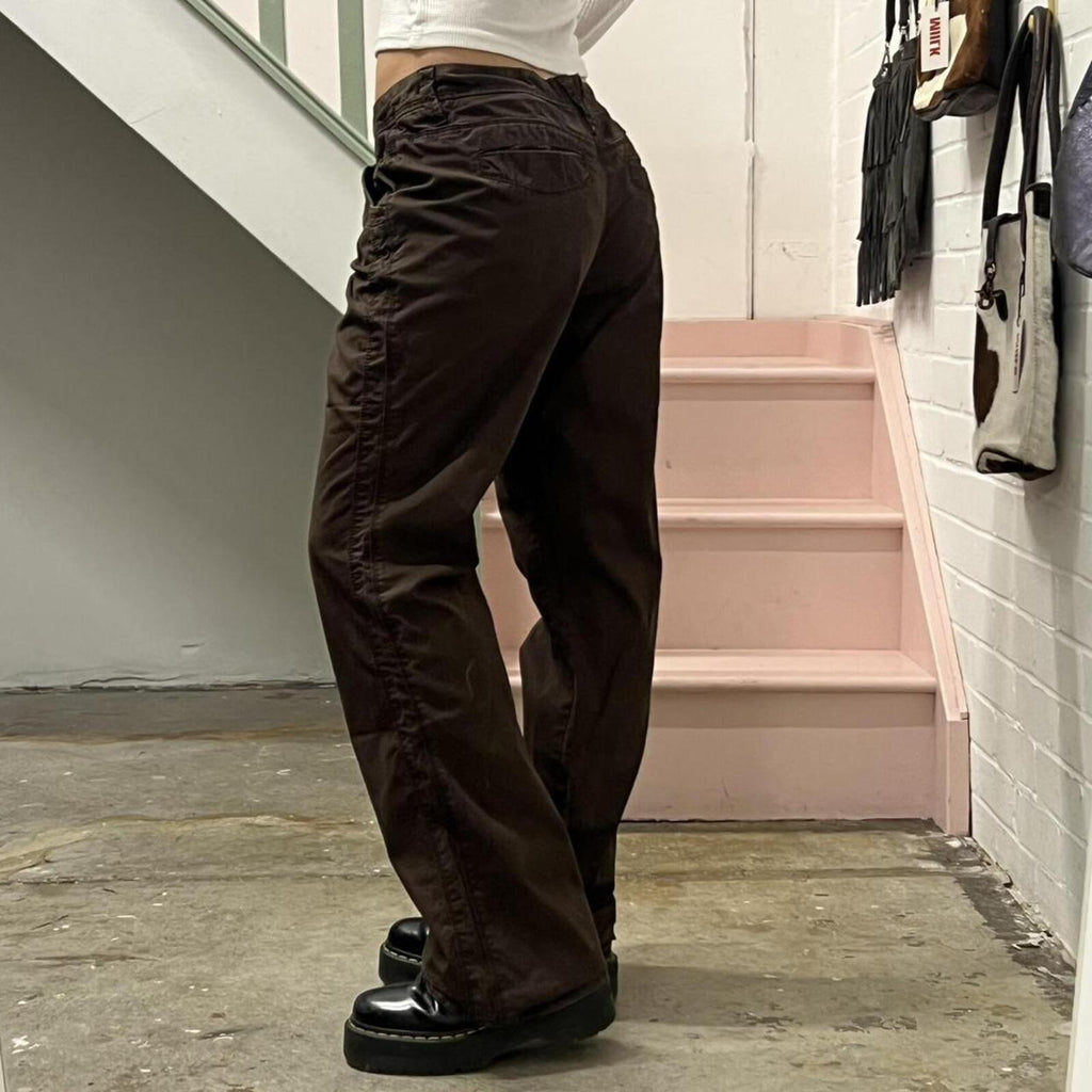 Esprit wide leg baggy cargo trousers