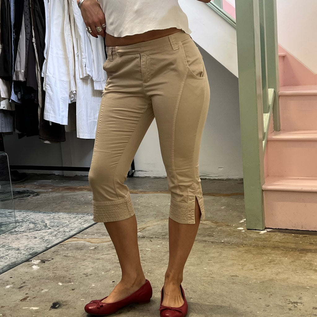 Sisley cream tailored capris
