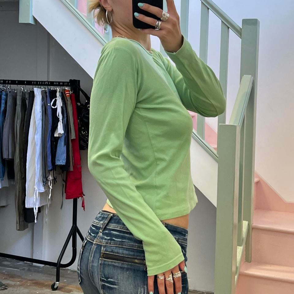 Terranova green long sleeve top