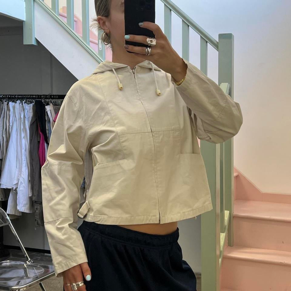 Terra nova cream light weigh zip up bomber