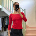 Max & Co red fitted top