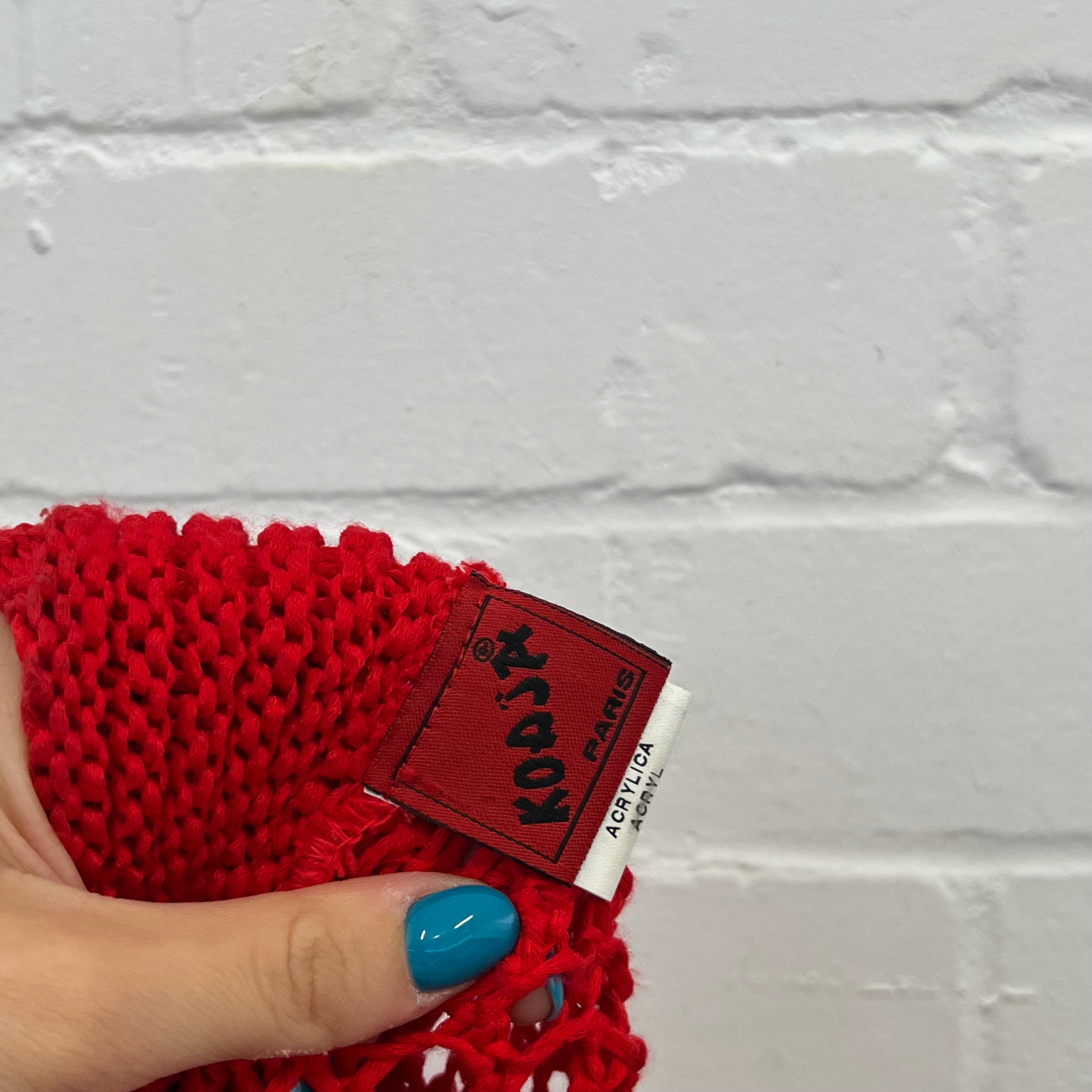Red knitted bolero