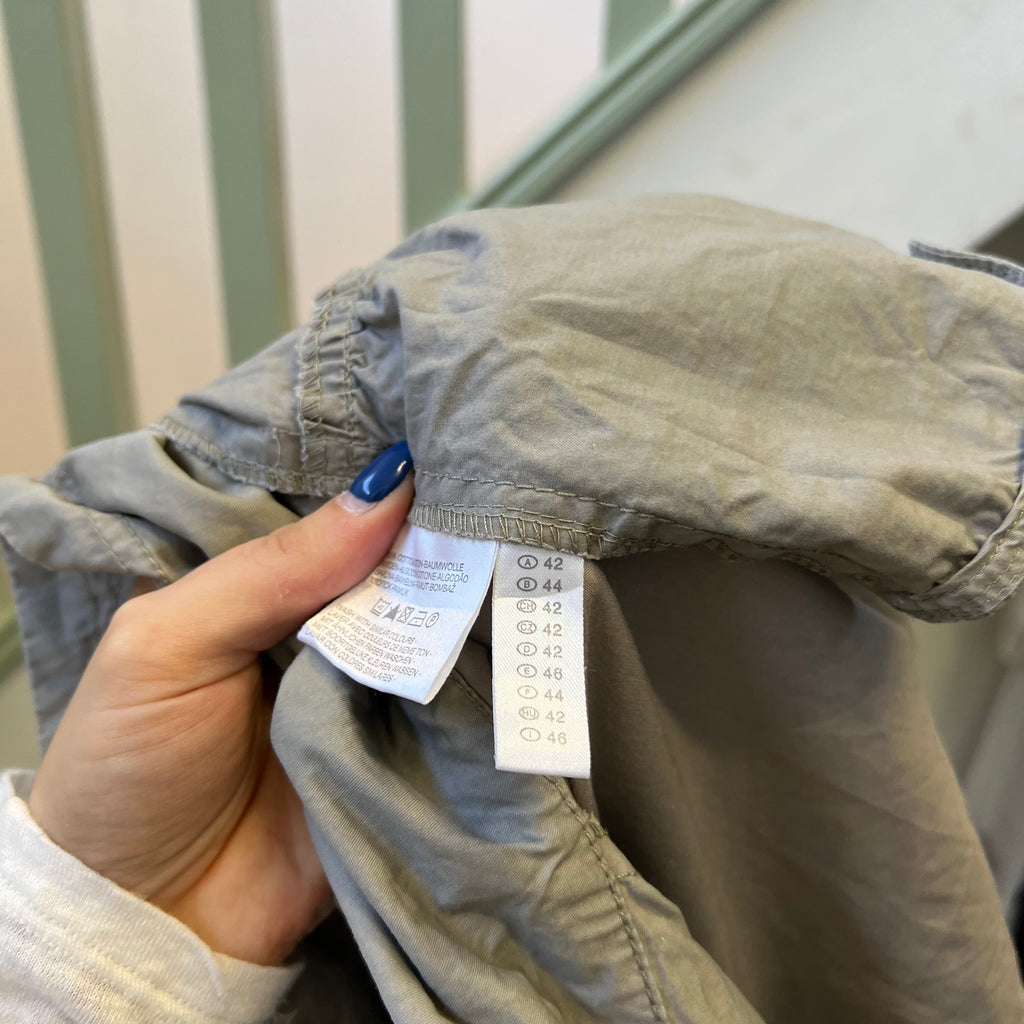 Clockhouse grey lightweight cropped peacoat