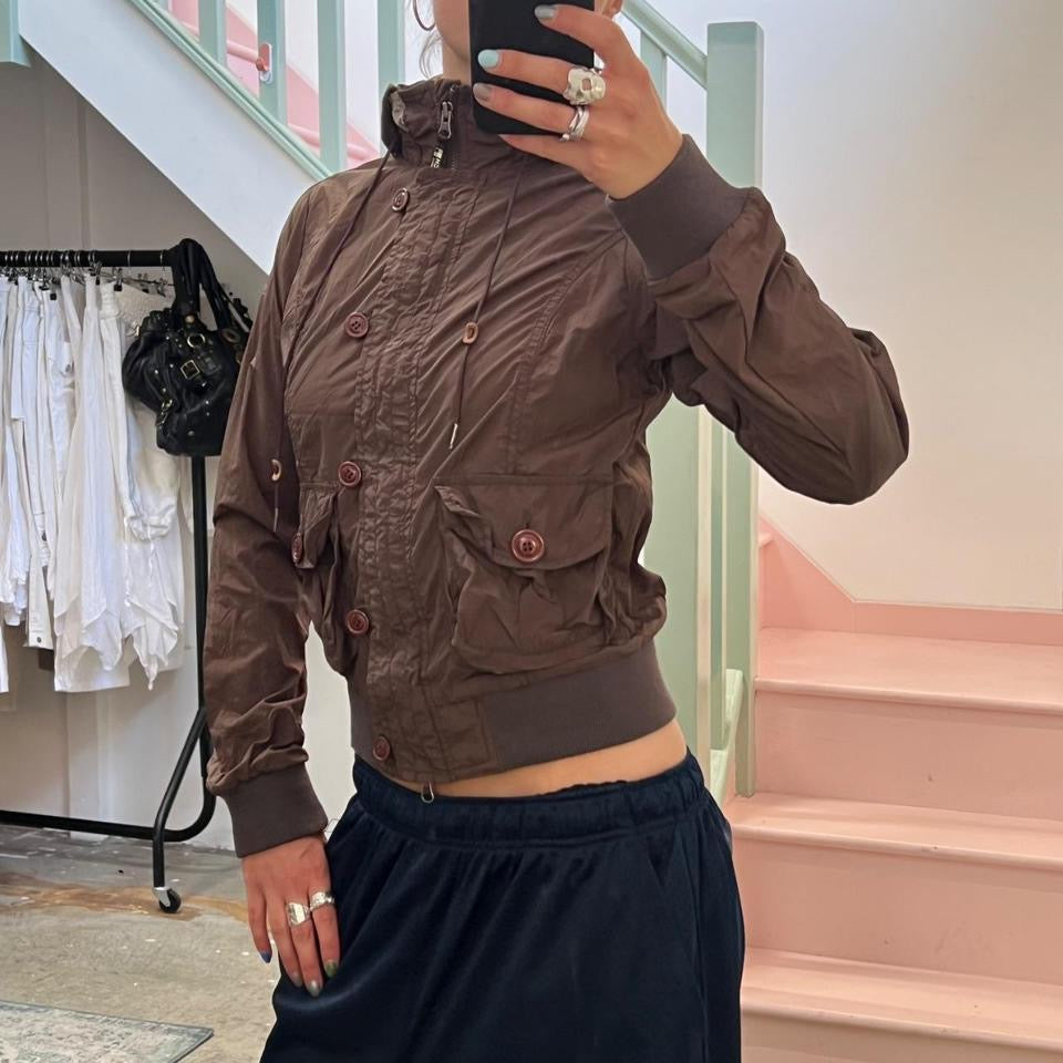 Brown lightweight utility bomber