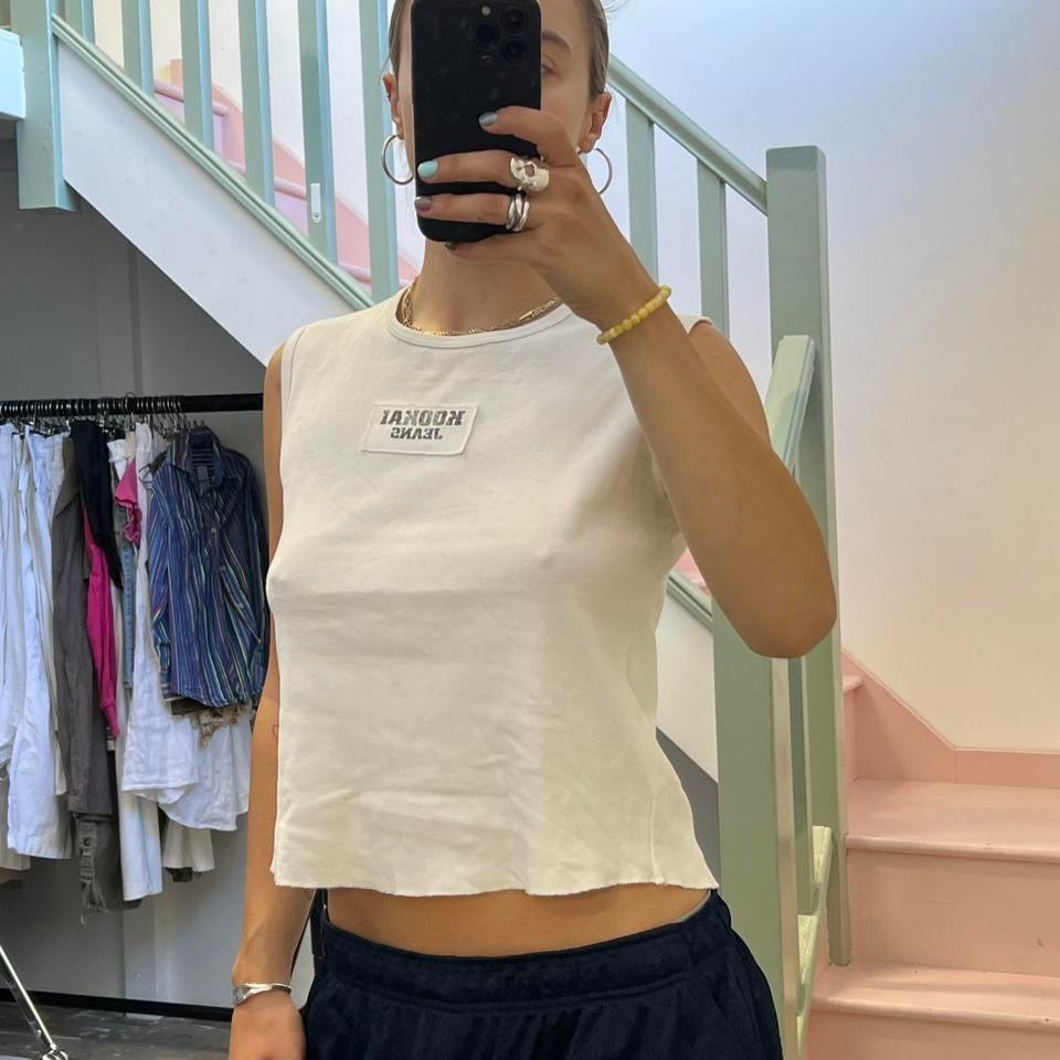 Kookai white basic vest