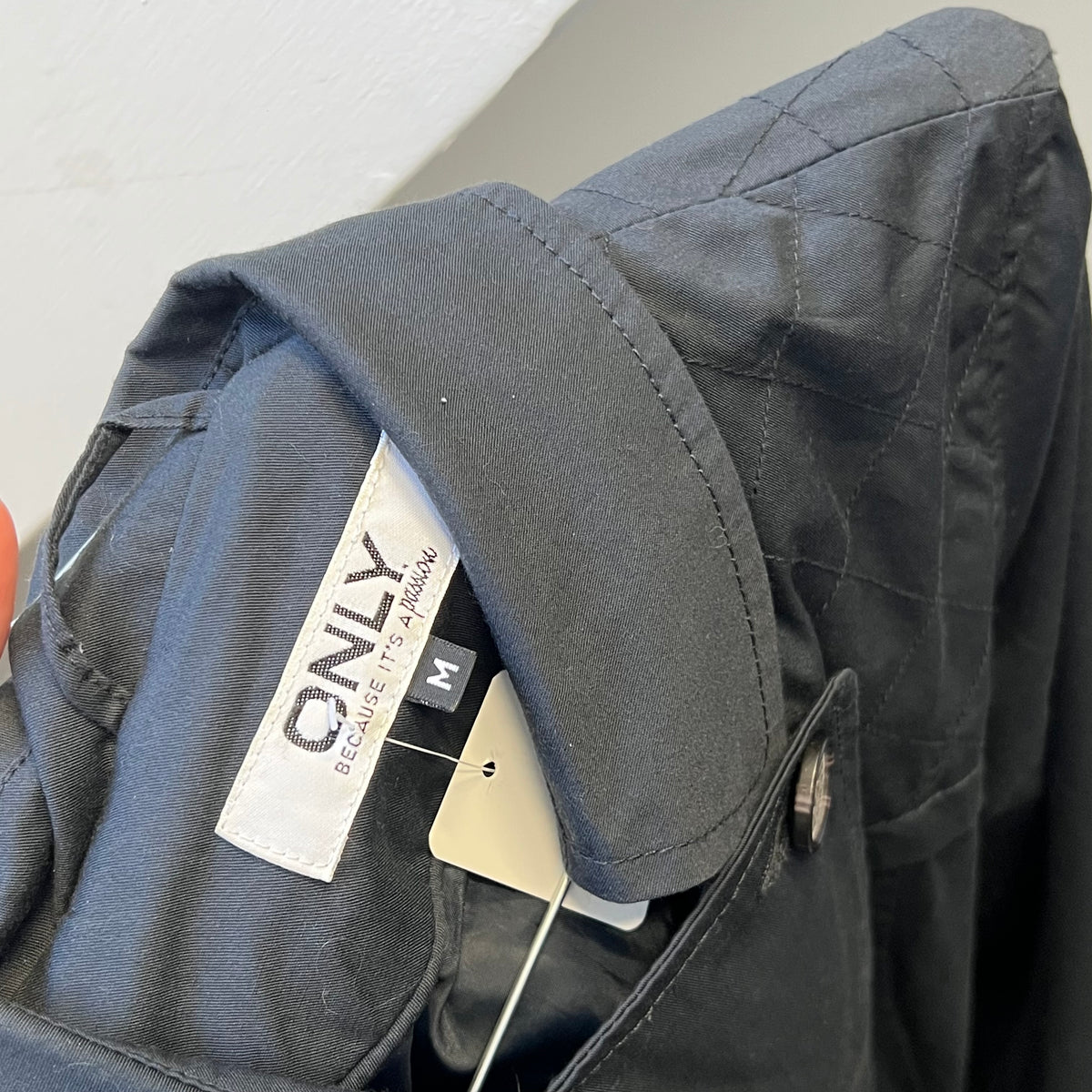 ONLY lightweight cropped trench coat
