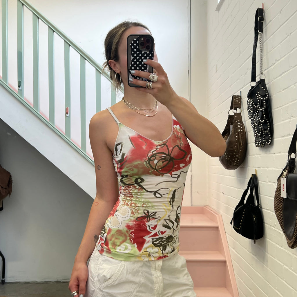 Printed vintage cami