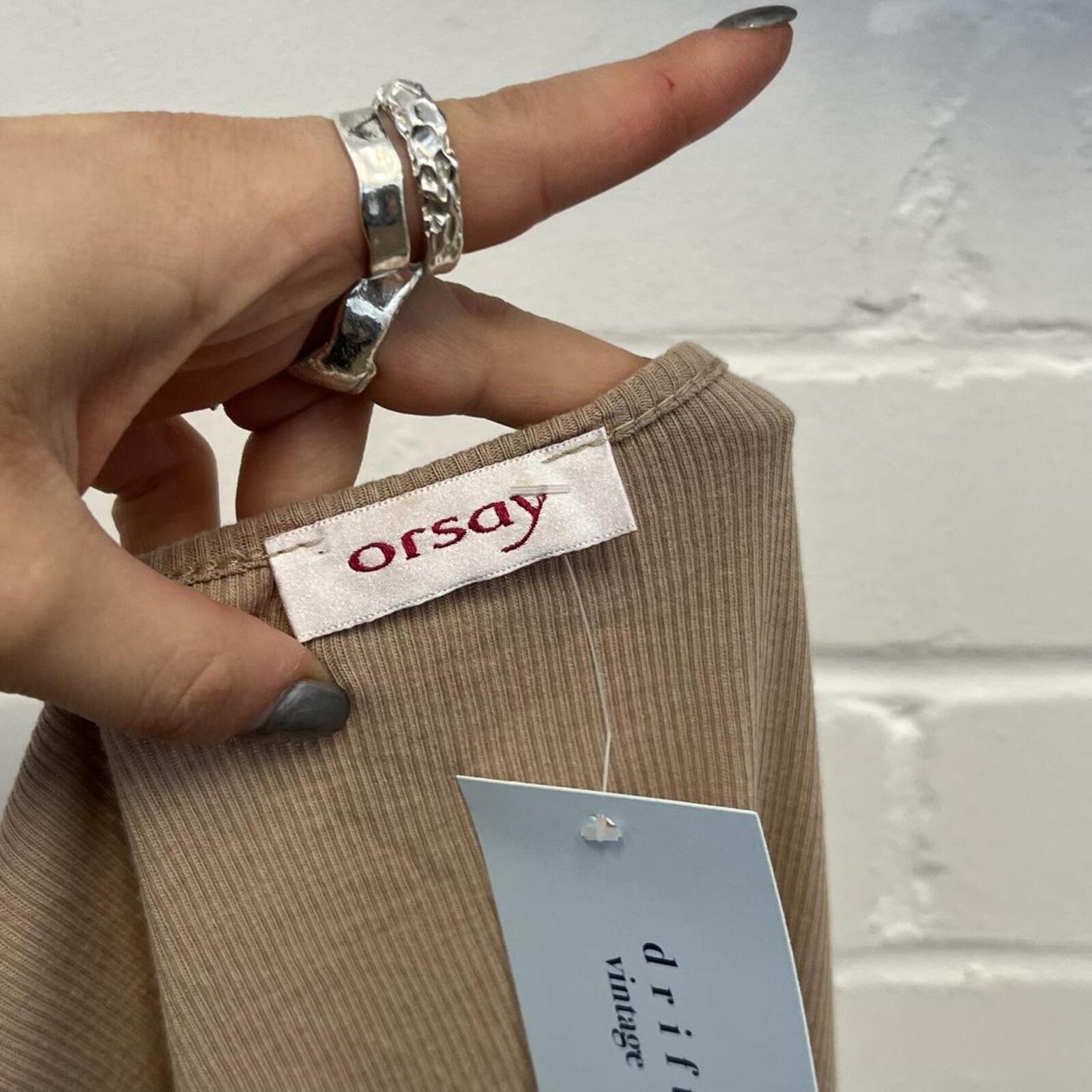 Orsay sequin cream vintage vest