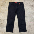 Phard black low rise tailored vintage capris