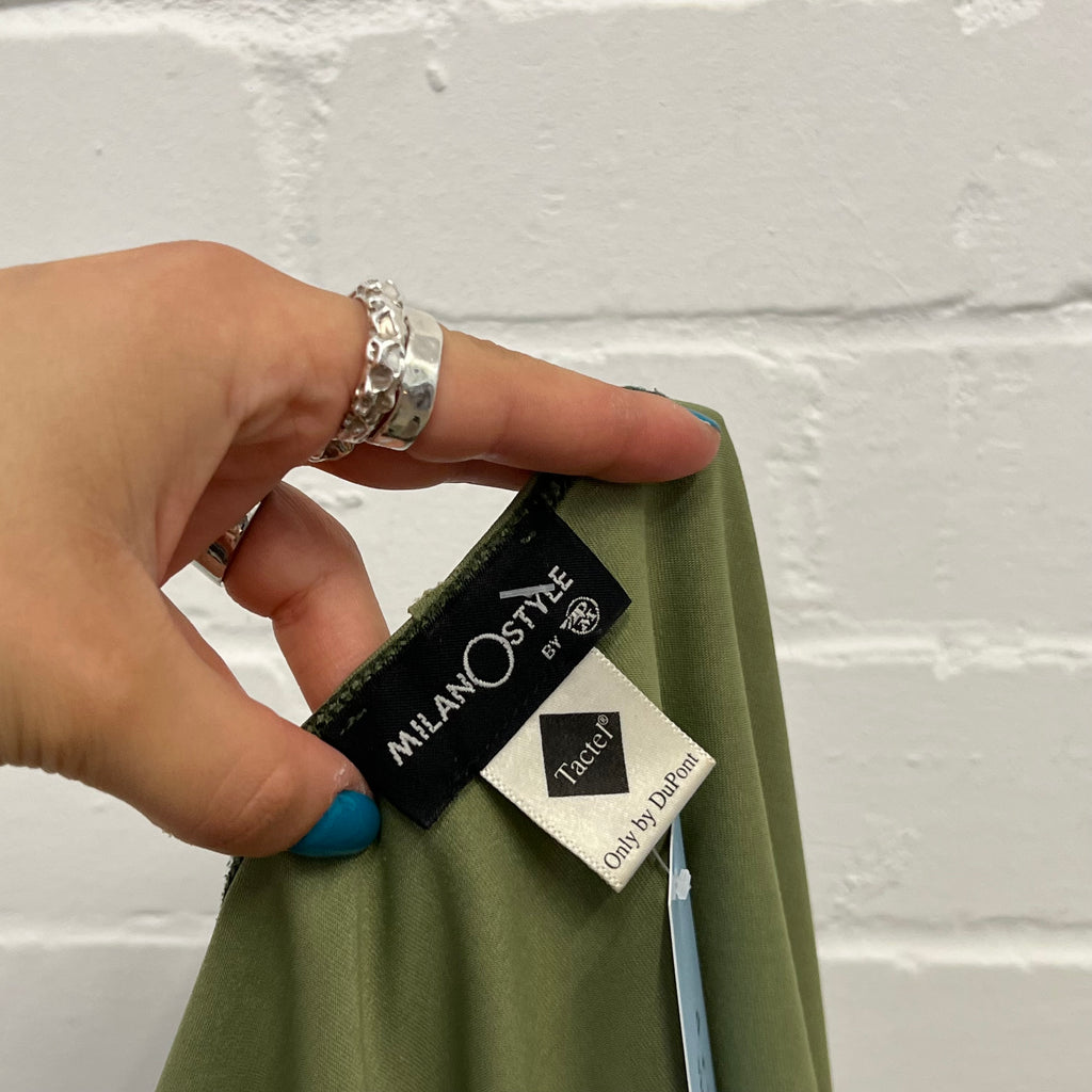 Khaki slinky cami