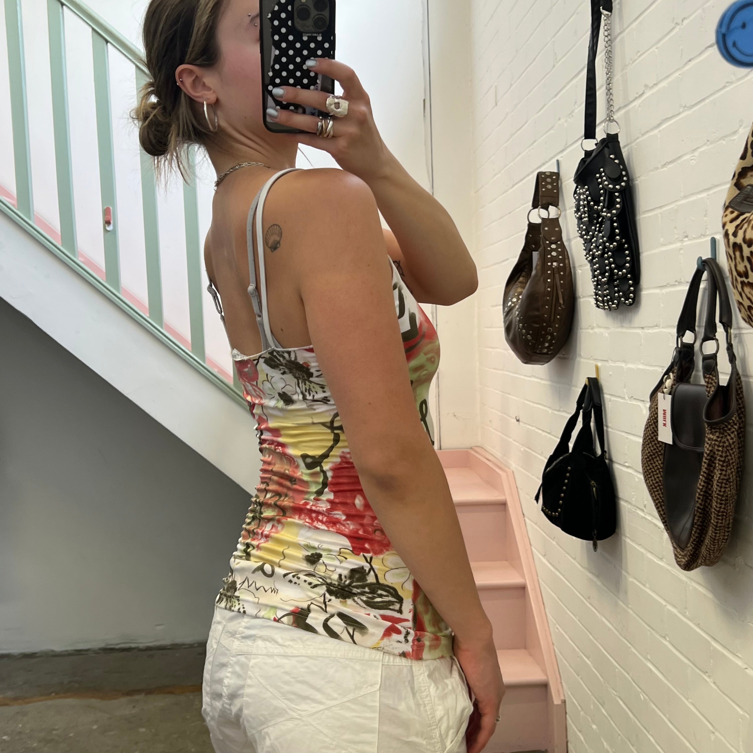 Printed vintage cami