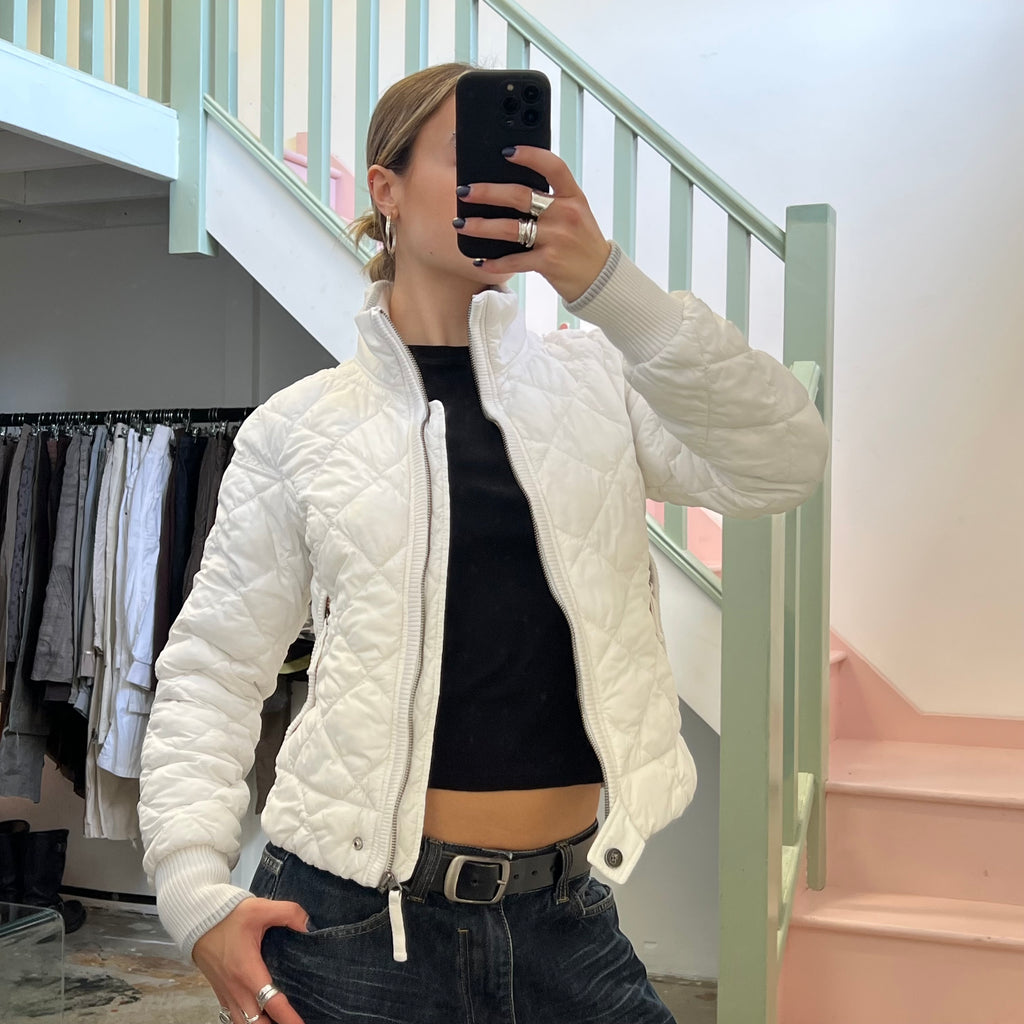 Tommy Hilfiger white puffer coat