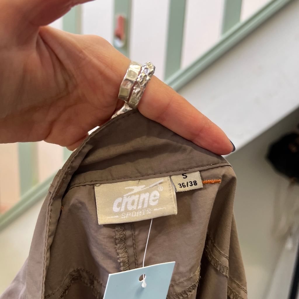Brown cargo capris