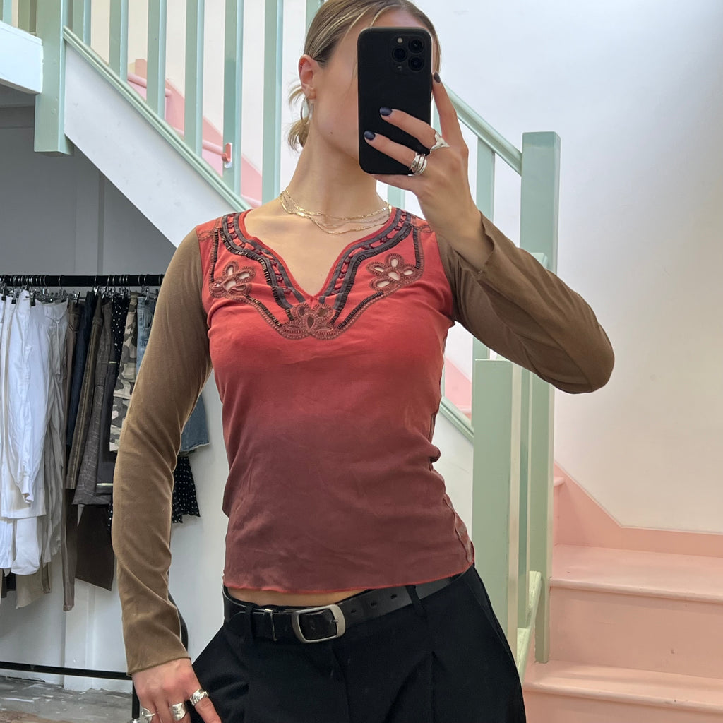 Marlboro Classics printed top