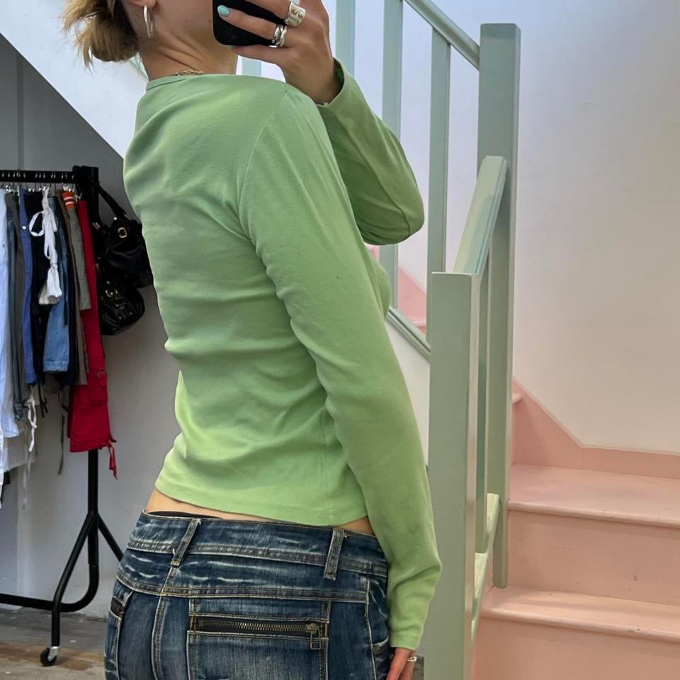 Terranova green long sleeve top