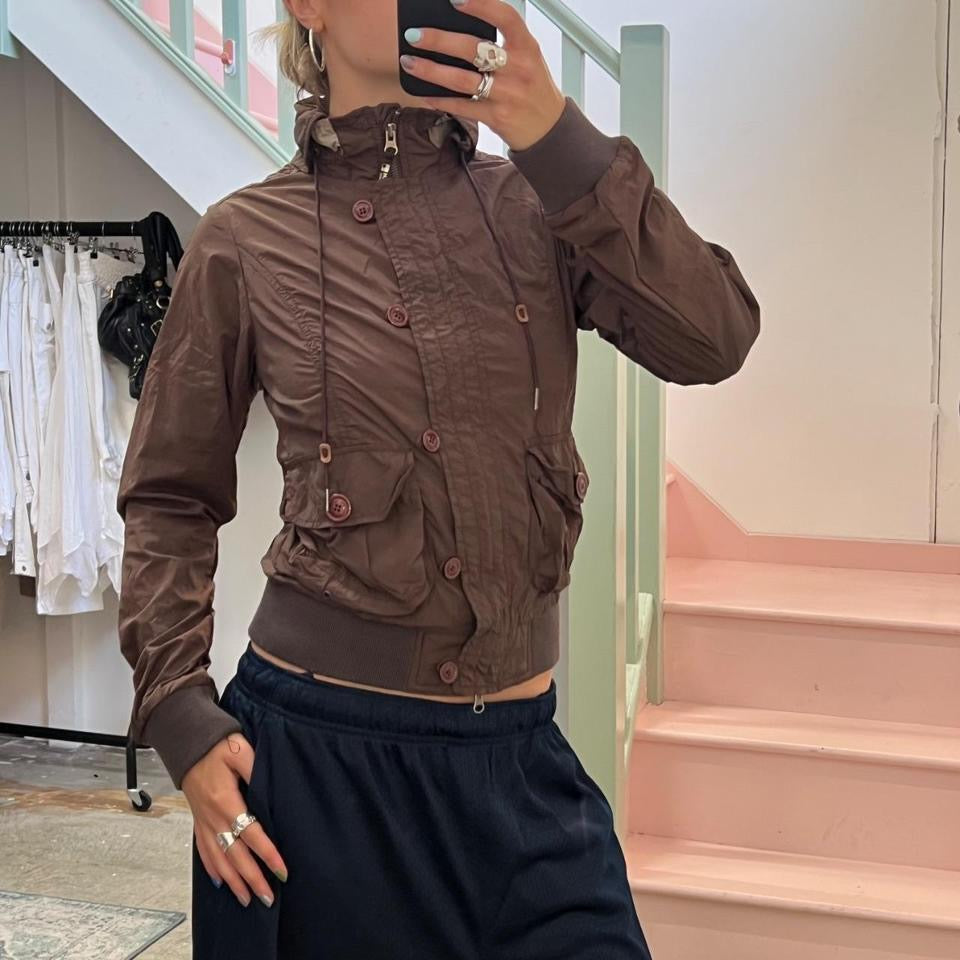 Brown lightweight utility bomber