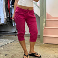 Pink cargo capris
