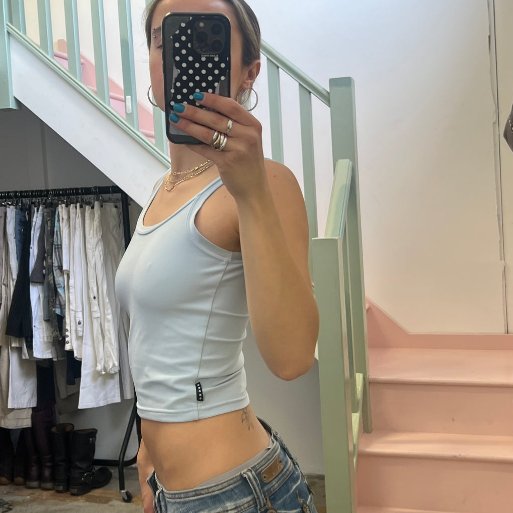 Nike blue sporty vest top