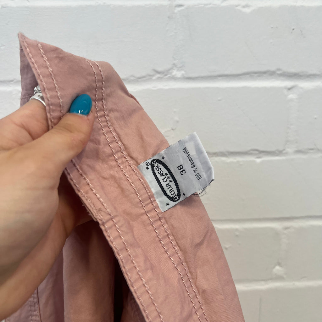 Light pink cargo capris