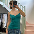 Dark turquoise cami