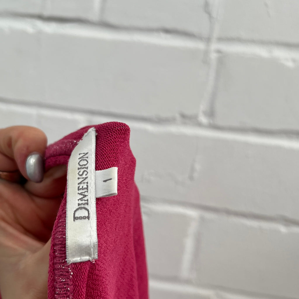 Pink cropped cardigan
