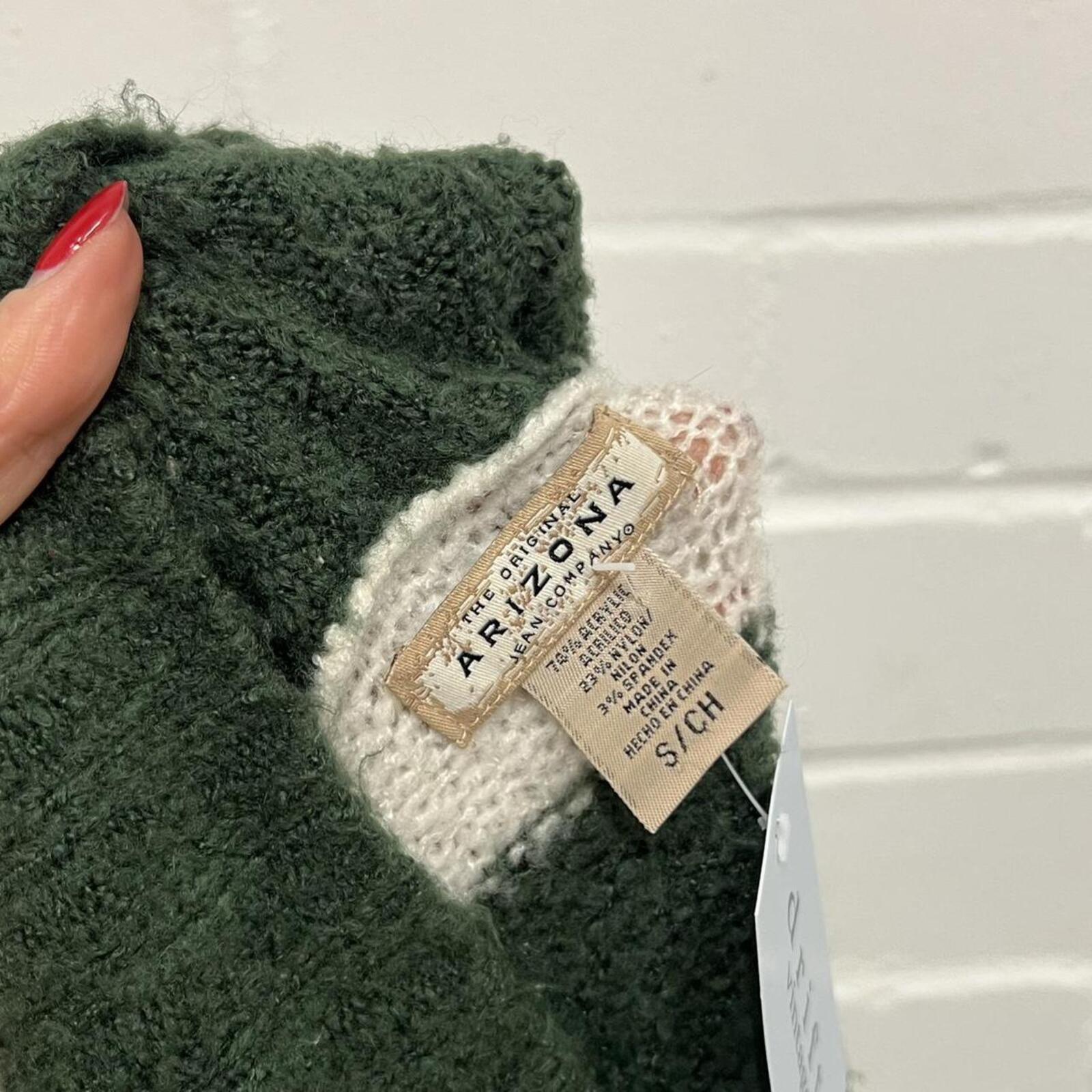 green and white off shoulder vintage striped sweater