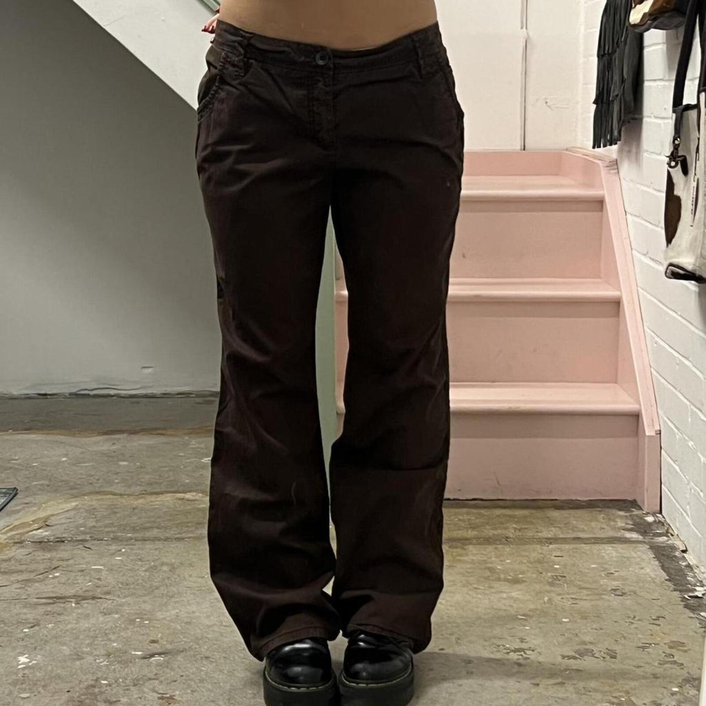 Esprit wide leg baggy cargo trousers